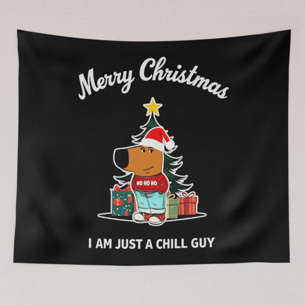 Item preview, Chill Guy Christmas Funny designed and sold by LawmanNastasia.