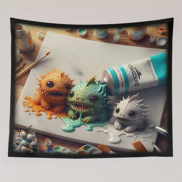 Item preview, Paint Monsters designed and sold by JacquiTaylorArt.