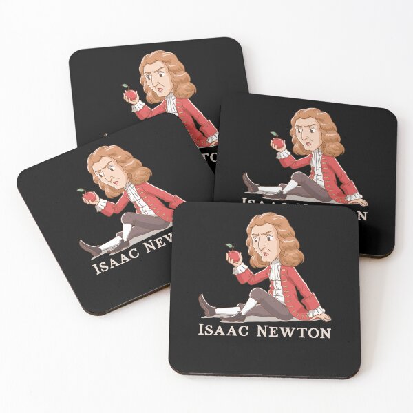 Item preview, Isaac Newton with an apple cartoon designed and sold by Lady-Frost.