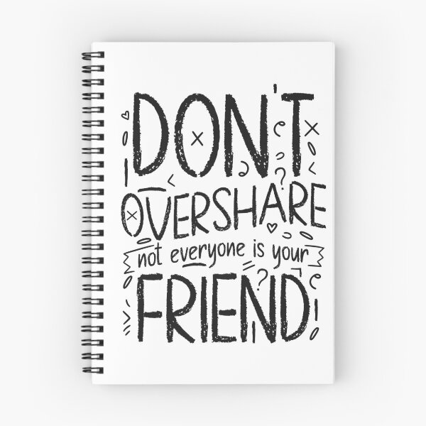 Item preview, Don't Overshare designed and sold by NoellesList.