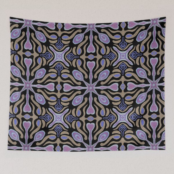 Item preview, Hand drawn geometric Pattern Gold, Silver effect, Lilac  designed and sold by Shoot-The-Moon.