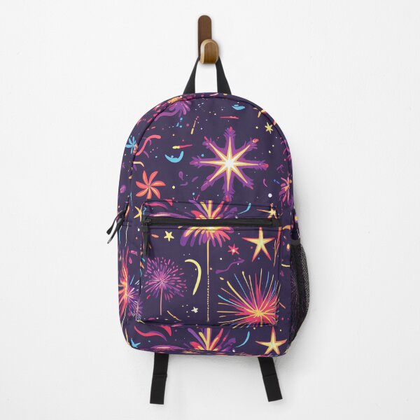 Item preview, Vibrant Fireworks Pattern – Festive Night Sky Design designed and sold by Windy-market.