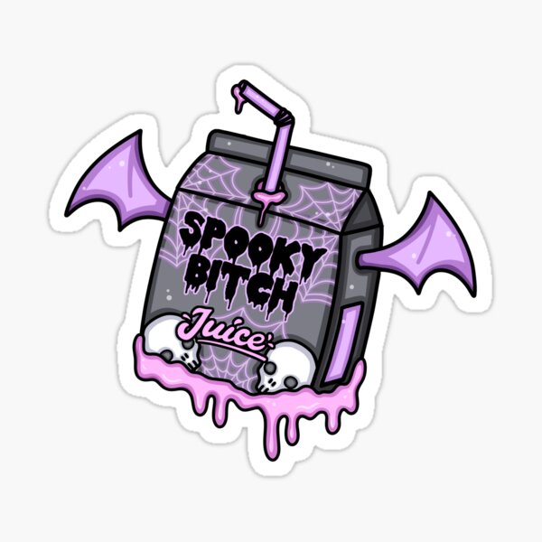Artikel-Vorschau von Spooky Bitch Juice Pink, designt und verkauft von MidnightSpells.