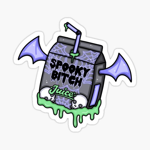 Artikel-Vorschau von Spooky Bitch Juice Blue, designt und verkauft von MidnightSpells.