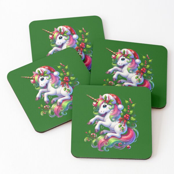 Item preview, Enchanting Christmas Unicorn – Sparkle into the Holiday Magic! designed and sold by 3DAF.
