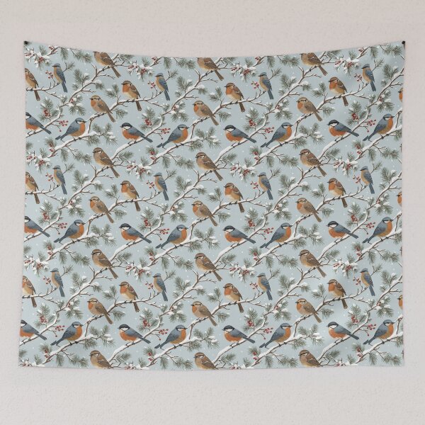 Item preview, Winter Bird Chorus designed and sold by crazirious.