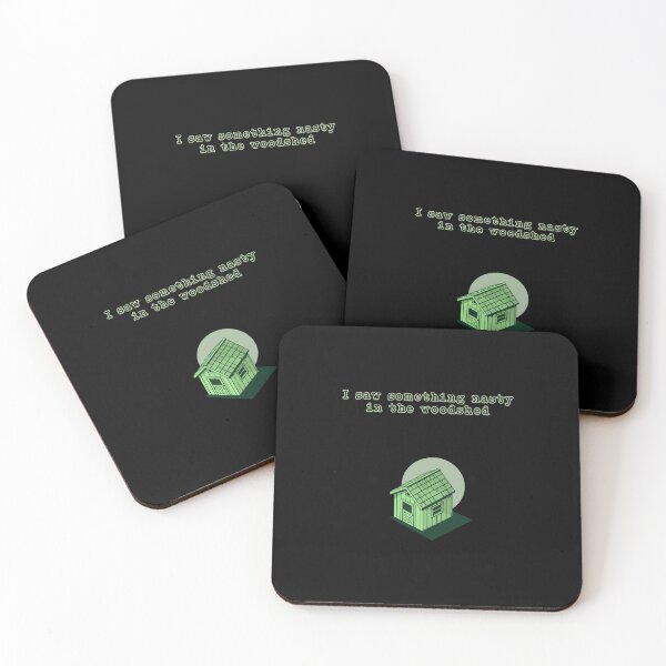 Item preview, I saw something nasty in the Woodshed - Classic Book Quote designed and sold by shufti.