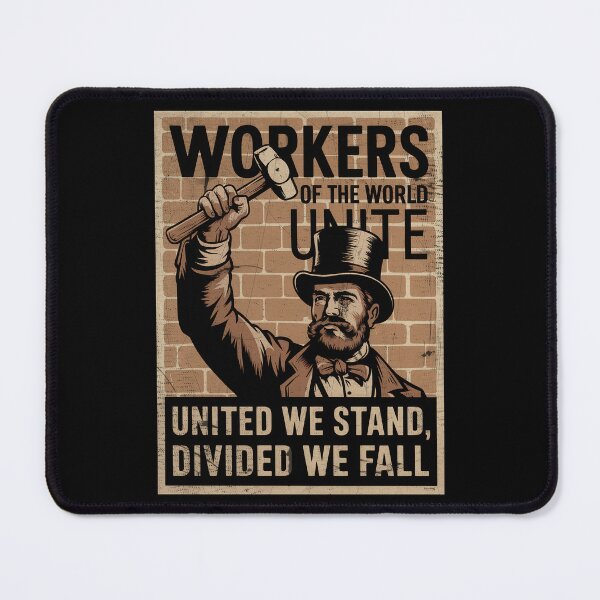 Item preview, Workers Of The World Unite designed and sold by Angry Swan Designs.