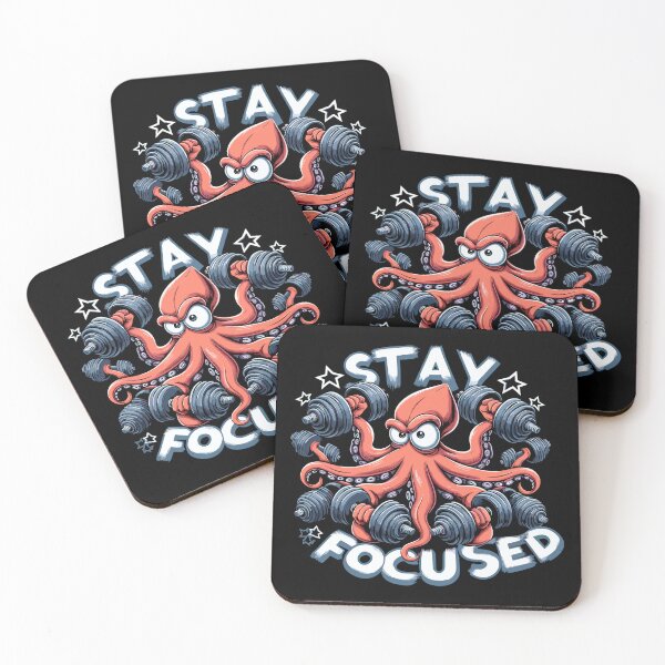 Item preview, Focus Kraken Octopus Funny Gym Fitness Gift designed and sold by Pineapple-Tree.