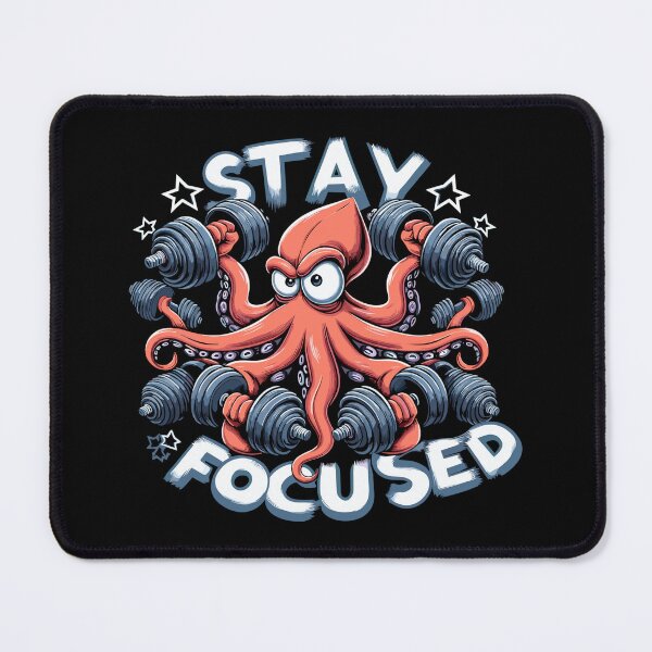 Item preview, Focus Kraken Octopus Funny Gym Fitness Gift designed and sold by Pineapple-Tree.