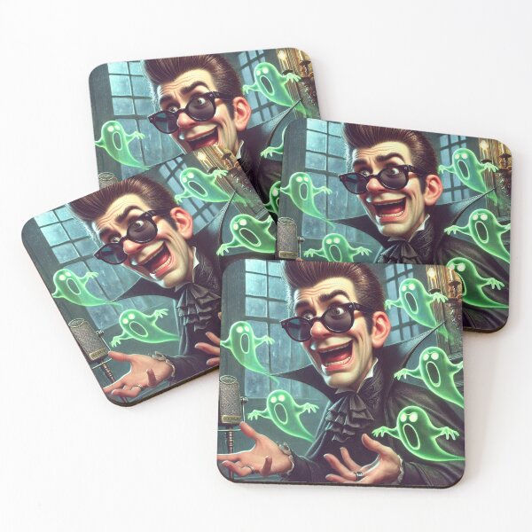 Item preview, Spooky Zak - Funny Ghost Hunter Caricature designed and sold by Alta-store.