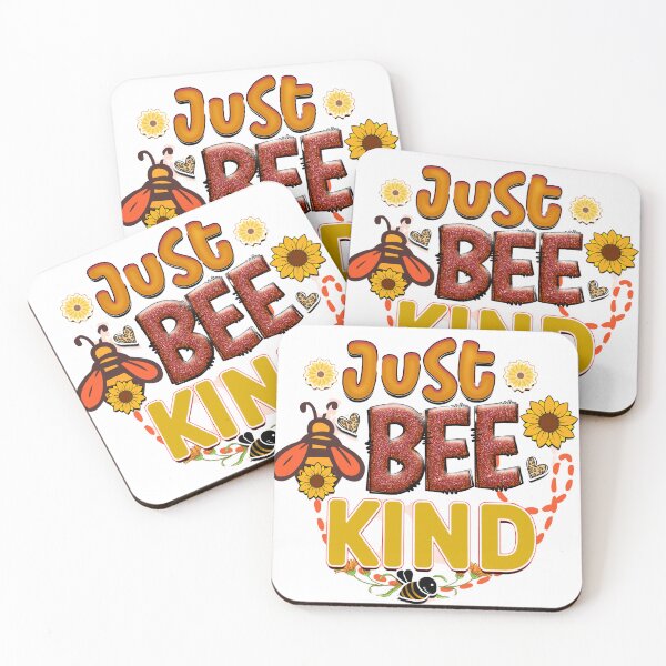 Item preview, A vibrant and cheerful design featuring the phrase "Just Bee Kind designed and sold by Colorten.