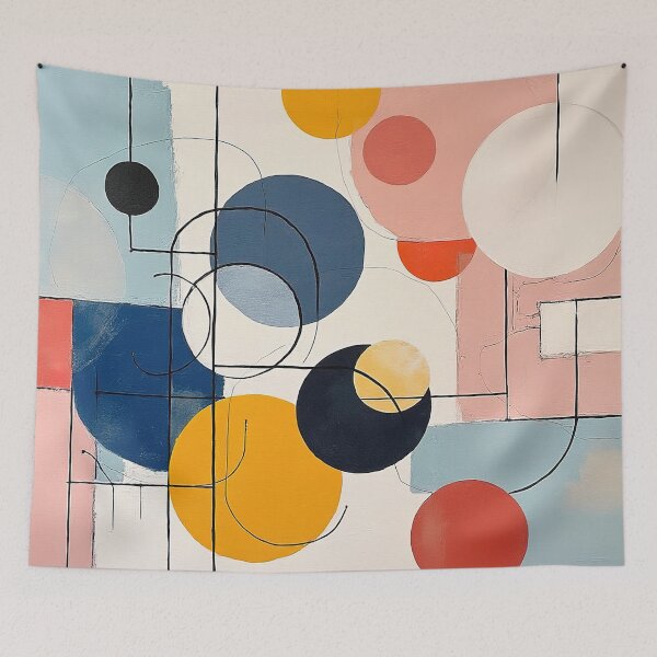 Item preview, Wassily Kandinsky Circle Composition designed and sold by maniacfitness.