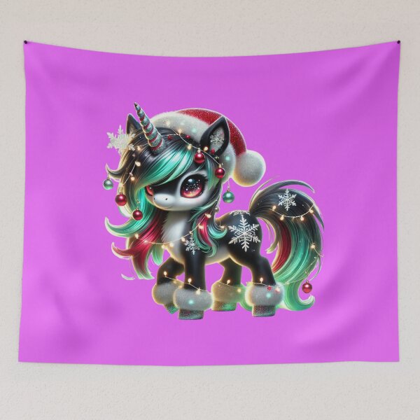 Item preview, Sparkling Holiday Unicorn – Festive Magic Wrapped in Lights! designed and sold by 3DAF.