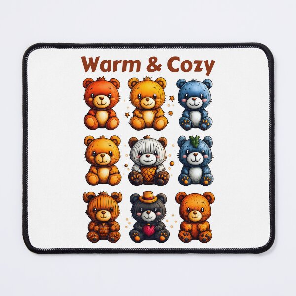 Item preview, Warm Teddy Bears, Cozy Bear Collection, Cute Bear Illustration, Festive Bear Art, Colorful Teddy Design designed and sold by BukkyStory.