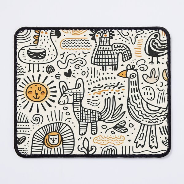 Item preview, Minimal Animal Silhouettes– Perfect Gift designed and sold by Imaginarium of Chaos falcon88 .
