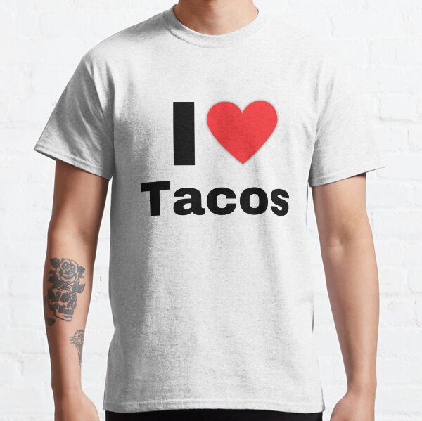 Item preview, I Love Tacos Minimalist Design designed and sold by ZetaDream.