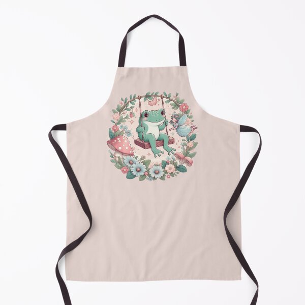 Item preview, cute green frog is swinging in Spring, faiycore design designed and sold by coloursforkids.