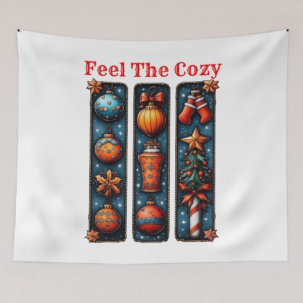 Item preview, Cozy Holiday Decorations, Festive Christmas Art, Christmas Ornament Design, Winter Holiday Scene, Seasonal Decoration Art designed and sold by BukkyStory.