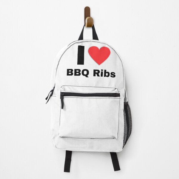 Item preview, I Love BBQ Ribs Minimalist Design designed and sold by ZetaDream.