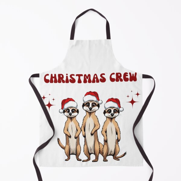 Item preview, Funny Christmas Crew, Meerkat Christmas Crew, Santa's little helper, Be happy team designed and sold by KolorellaS.