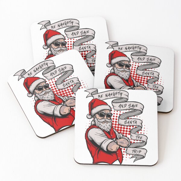 Item preview, A bold and humorous design featuring a modern, edgy Santa Claus designed and sold by Colorten.