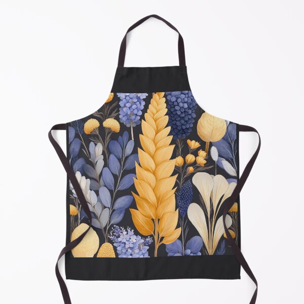 Item preview, Golden Autumn - Botanical Treasures on Black designed and sold by MindKunst.
