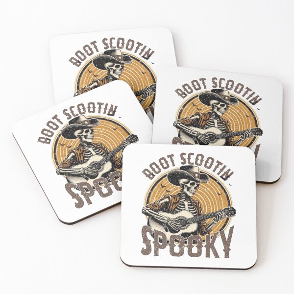 Item preview, Boot Scootin' Spooky - Cowboy Skeleton Playing Guitar Design designed and sold by Fernandink1.