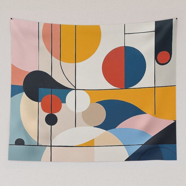 Item preview, Wassily Kandinsky Shapes Composition designed and sold by maniacfitness.