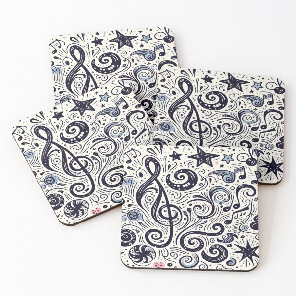 Item preview, Abstract Music Notes– Perfect Gift designed and sold by Imaginarium of Chaos falcon88 .