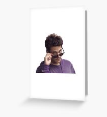 John Mayer Glasses Greeting Card