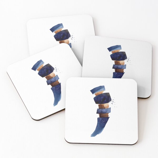 Item preview, Ink indigo abstract designed and sold by ElaSzczepaniak.