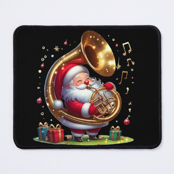 Item preview, Tuba Christmas:tuba player designed and sold by swiftbinaries.