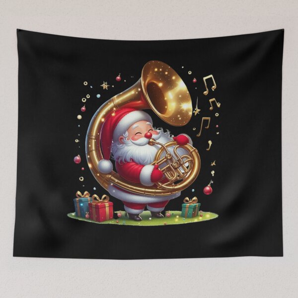 Item preview, Tuba Christmas:tuba player designed and sold by swiftbinaries.