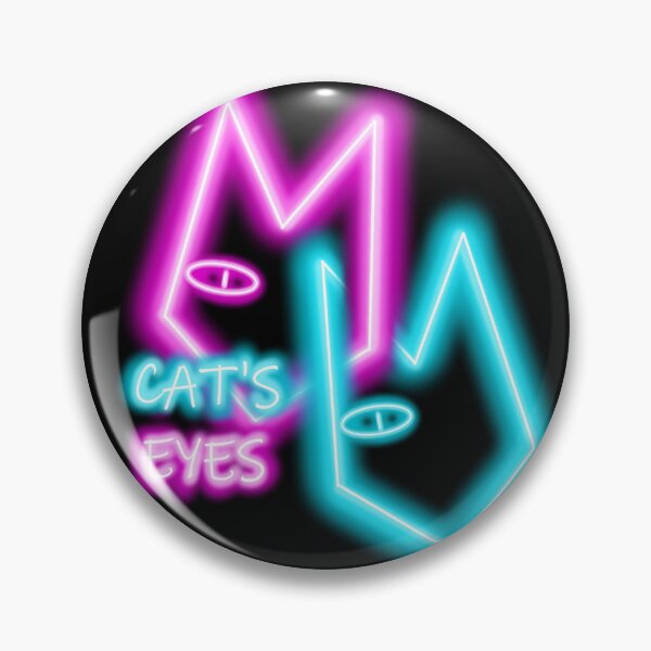Item preview, Cat's eyes logo neon duo designed and sold by elodie-cousin.