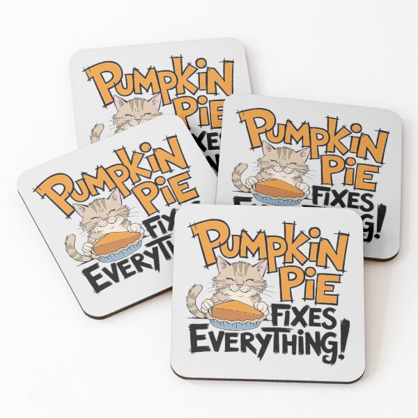 Item preview, Pumpkin Pie Cat Design - Funny Autumn Illustration designed and sold by love3617.