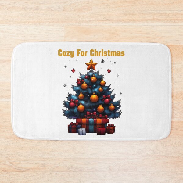 Item preview, Cozy Christmas Tree, Festive Holiday Art, Christmas Decorations, Winter Tree Design, Holiday Gift Scene designed and sold by BukkyStory.