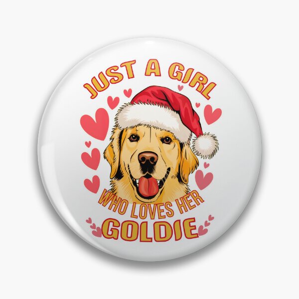 Item preview, Just A Girl Who Loves Her Goldie: And Spreading Holiday Cheer designed and sold by elynne9.