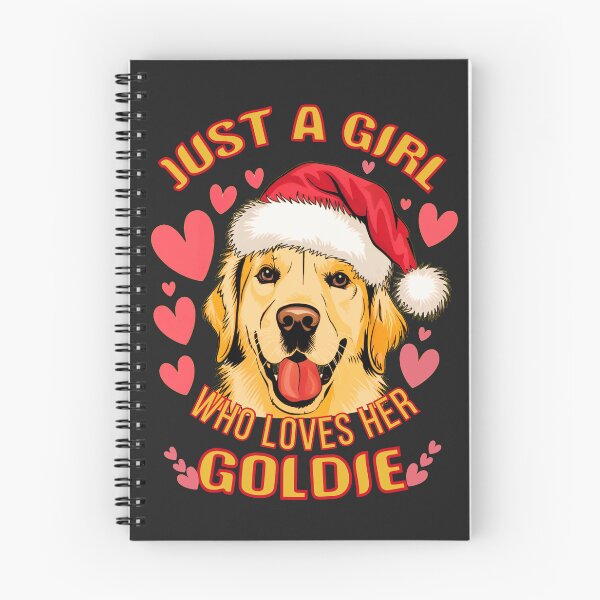 Item preview, Just A Girl Who Loves Her Goldie: And Spreading Holiday Cheer designed and sold by elynne9.