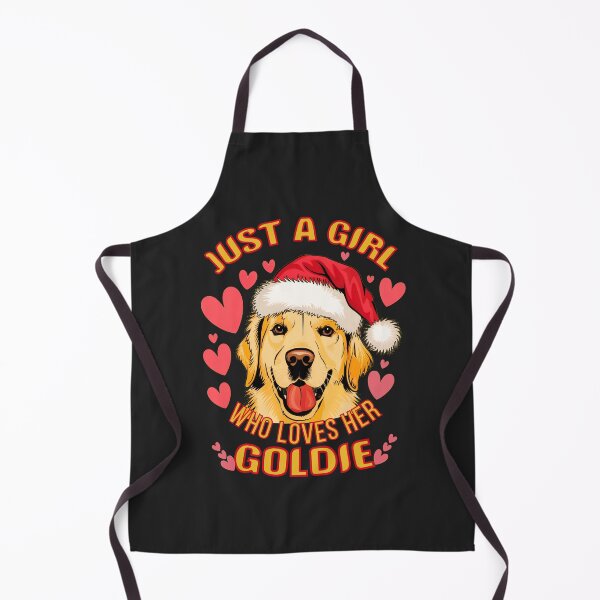 Item preview, Just A Girl Who Loves Her Goldie: And Spreading Holiday Cheer designed and sold by elynne9.