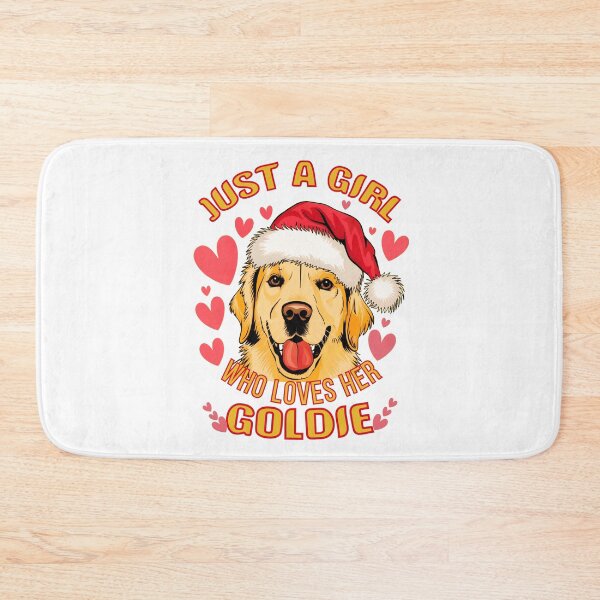Item preview, Just A Girl Who Loves Her Goldie: And Spreading Holiday Cheer designed and sold by elynne9.