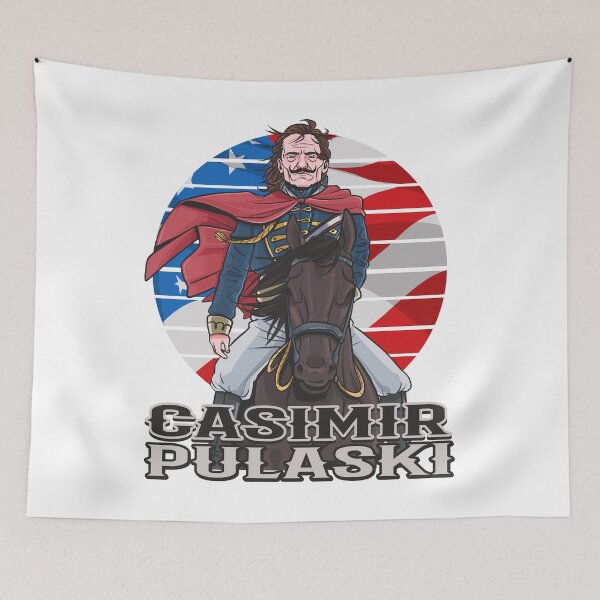 Item preview, Casimir Pulaski Day Polish American Hero Patriotic Soldier designed and sold by Nosek1ng.