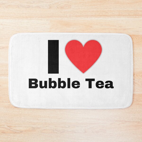 Item preview, I Love Bubble Tea Minimalist Design designed and sold by ZetaDream.