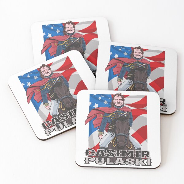 Item preview, Casimir Pulaski Day Polish American Hero Patriotic Soldier designed and sold by Nosek1ng.