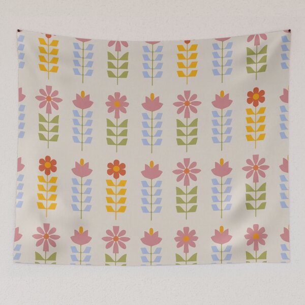 Item preview, Classic Flower Tile Repeat designed and sold by Furbulous Faces.