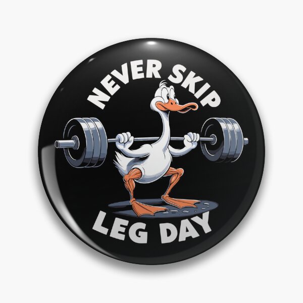 Item preview, Leg Day Goose Leg Training Funny Gym Gift designed and sold by Pineapple-Tree.