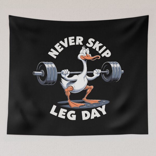 Item preview, Leg Day Goose Leg Training Funny Gym Gift designed and sold by Pineapple-Tree.