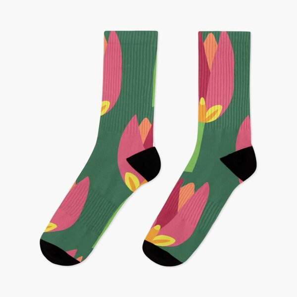 Item preview, Tulip Time on green designed and sold by Colour Angel by KV.