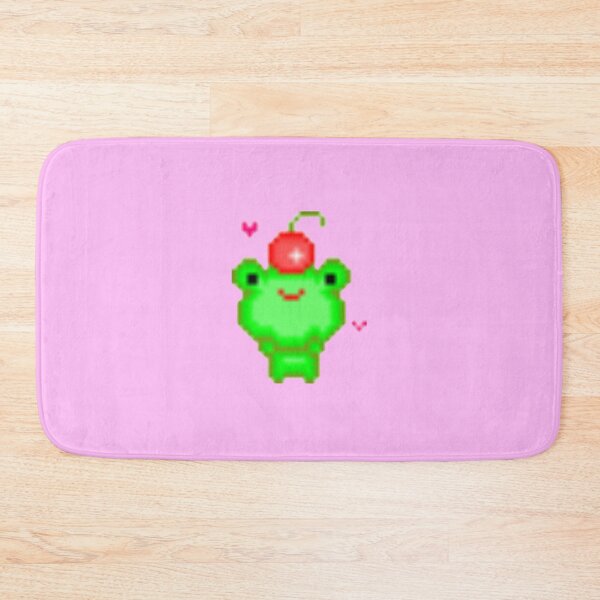 Item preview, Pixelated Cherry-Topped Frog   designed and sold by faerievintage.