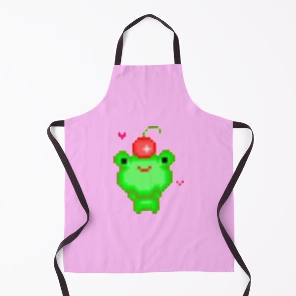Item preview, Pixelated Cherry-Topped Frog designed and sold by faerievintage.